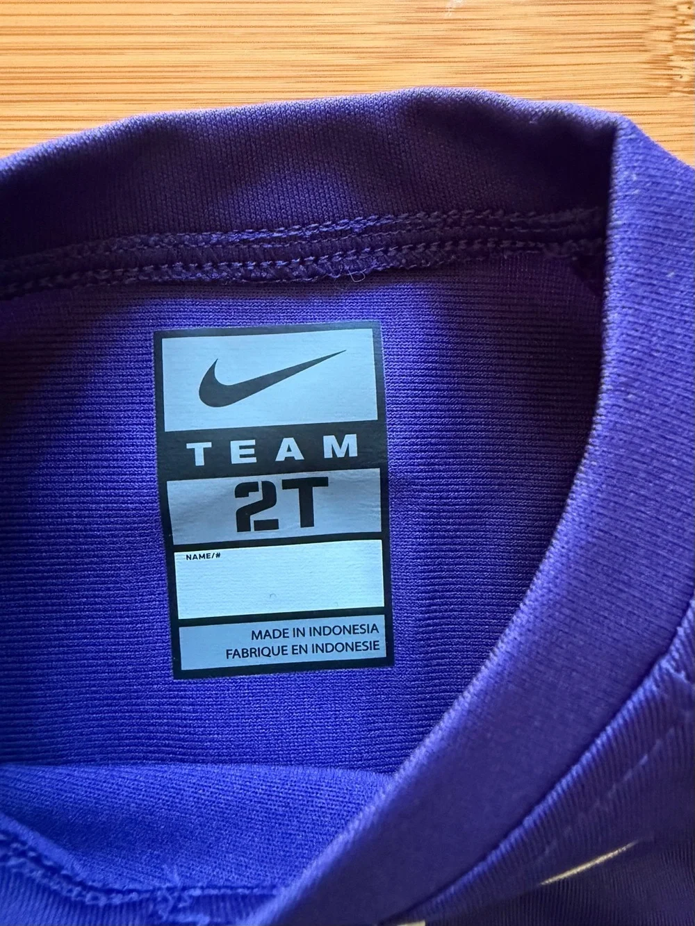 Nike Washington Huskies UW Toddler Jersey #1 - Size 2T